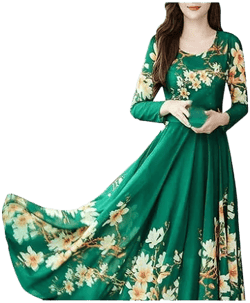 Women's Clearance Sale! Gephdiin Floral DressWomens DressesMaxi Dress