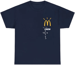 Travis Scott Cactus Jack Mcdonalds Crew T-shirt