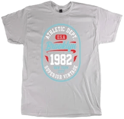 Vispronet Custom T-shirt with Direct to Film Printing