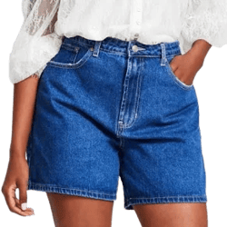Women's High-Rise Denim Shorts