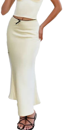 Hello Molly Enchanting Muse Satin Maxi Skirt