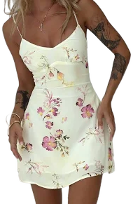 Princess Polly Jaye Floral Mini Dress