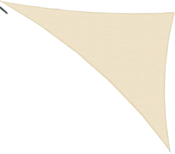 Patio Paradise 12' x 18' x 21.6' Beige Sun Shade Sail Triangle Right Canopy Shade Cloth for Garden, Heavy Duty Pergolas Cover UV Blocking Fabric for Outdoor Backyard Deck Pool, Customized