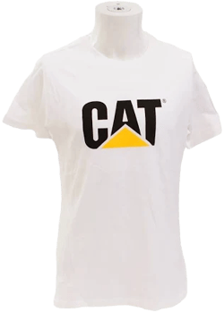 Short Sleeve T-Shirts CATERPILLAR Classic CAT Tee Black