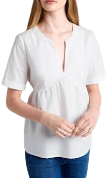 Modcloth Never Better Y-Neck Top