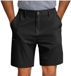 Men's Stretch Nylon Golf Shorts with 5 Pockets