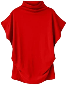 Women's High Neck Short Sleeve T-shirt