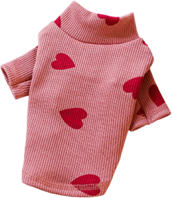 Dog Hoodies Dog Sweatshirt Pullover Comfortable Puppy Sweater Dog Shirt Cute Dog Coat Pet Clothes Outfit Winter Dog Coats Jacket Turtleneck Chihuahua Yorkies Birthday Holiday Clothes Pink M Pink Medium