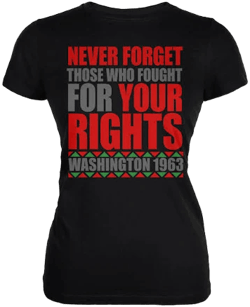 Old Glory Black History Month Never Forget Those Who Fought For Your Rights Soft T-