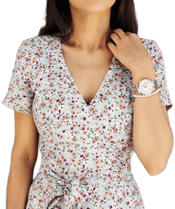 Viscose Maxi Wrap Dress with Pockets