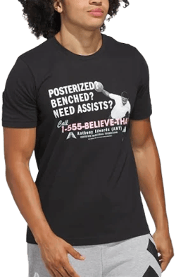 adidas Men's Anthony Edwards Billboard Basketball Tee