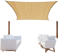 ColourTree 10' x 16' Sand Beige Rectangle Sun Shade Sail CTAPR1418 Canopy Fabric Cloth Screen, Water Permeable & UV Block UPF50, Heavy Duty, Carport Patio Outdoor - (We Customize Size)