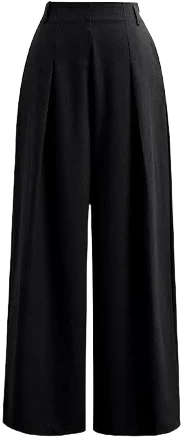 Chicwish High Waist Wide-Leg Pants with Side Pockets