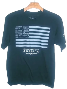 Jack Daniel's Women's Crafted In America Crewneck Tee Shirt