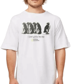 Costin Shop Unisex Penguin Crew Neck T-Shirt