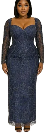 Women's Lace Maxi Dress
