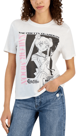 Sailor Moon Juniors' Crewneck Graphic Tee