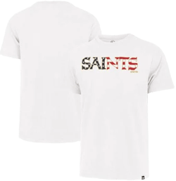 '47 Men's New Orleans Saints Flag Script Franklin T-Shirt