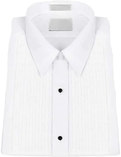 Pleated Tuxedo Shirt