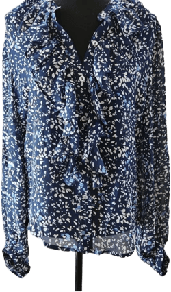 Floral Ruffle Blouse