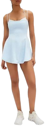 Baseline Tennis Dress In Blue