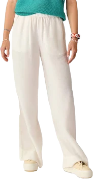 Carve Designs Women's Nico Linen Straight-Leg Pants