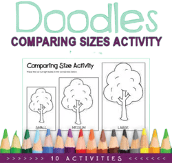 Small Medium Large Size Difference Comparison | Comparing Sizes Activity