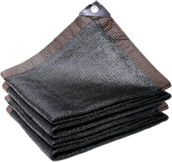 90% Black Shade Cloth,6.6x6.6FT Durable Mesh Tarp with Grommets,UV Resistant Sun Shade Netting for Plant Cover,Garden,Outdoor,Pavilion,Greenhouse,Backyard Terrace,Chicken Coop