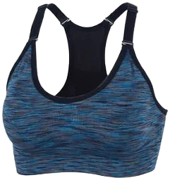 Spencer Women's Seamless Sports Bra Mesh Removable Pad Yoga Lingerie Bras Racerback High Impact Workout Crop Tops 3pack