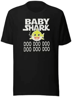 TopKoalaTee Baby Shark T-Shirt Cartoon Series Short Sleeve Unisex Top