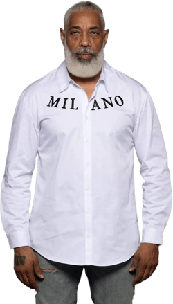 Milano Di Rouge Blanco Button Down