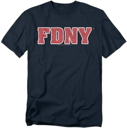 New York City T-Shirt Fdny Unisex Graphic Tee For Men & Women Navy