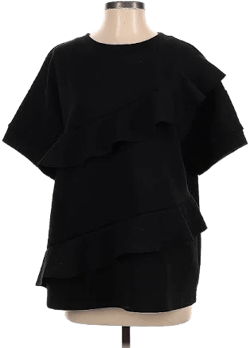 Halogen Women's Ruffles Short Sleeve Top