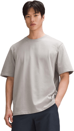 lululemon Men's Gray Heavyweight Cotton Jersey T-Shirt