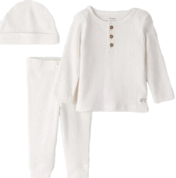 Carter's Baby 3-Piece Ribbed Outfit Set