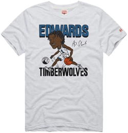HOMAGE Vintage Timberwolves Anthony Edwards Signature T-Shirt
