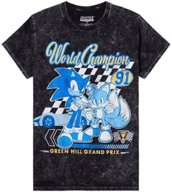 Sonic The Hedgehog Girls World Champion Boyfriend Fit T-Shirt