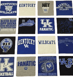 Handmade t-shirt quilt