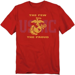 Marines US Marine Corps Split Tag Graphic Tee