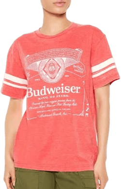 Forever 21 Budweiser Graphic Tee