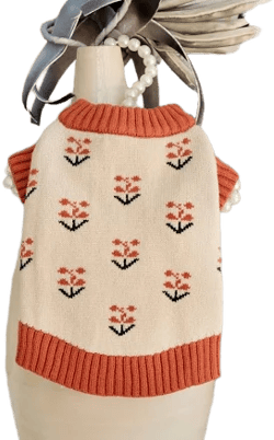 Floral Dog Sweater