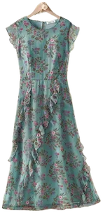 Flutter of Florals Dress