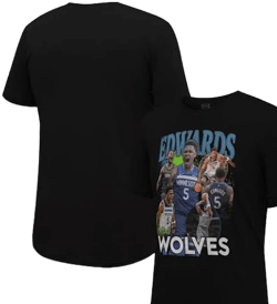 Stadium Essentials Anthony Edwards Minnesota Timberwolves Player Crossroads T-Shirt