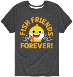 Baby Shark Fish Friends Forever Graphic T-Shirt