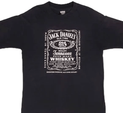 Pop Culture Vintage Jack Daniel's Tennessee Whiskey Tee Shirt (1980s)
