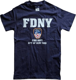 FDNY Logo and Shield T-Shirt