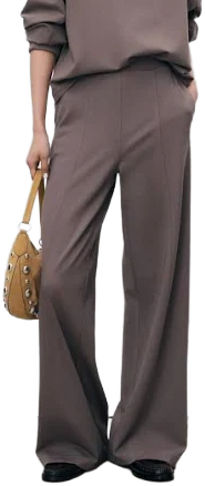 MANGO Women's Jogger Pants with Elastic Waist