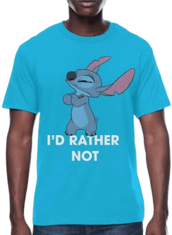 Disney Stitch Graphic Print Shirt