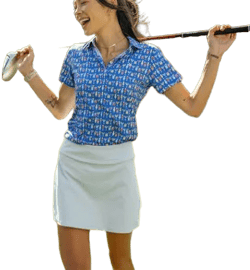 Tipsy Elves Women's Highballer Quick Dry Golf Polo