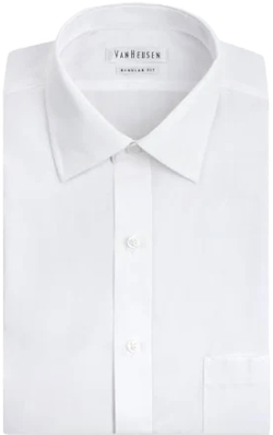 Van Heusen Men's Classic-Fit Poplin Dress Shirt